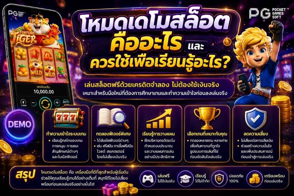 ทดลองเล่นสล็อตฟรีทุกค่าย ใช้เปรียบเทียบเกมอย่างเป็นระบบ