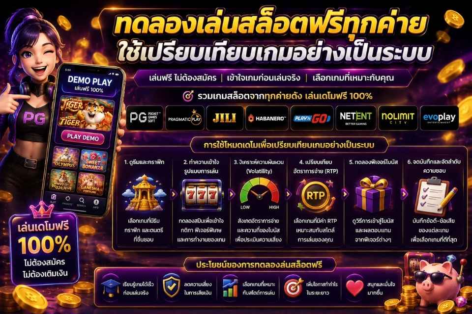 โหมดเดโมสล็อต คืออะไร และควรใช้เพื่อเรียนรู้อะไร